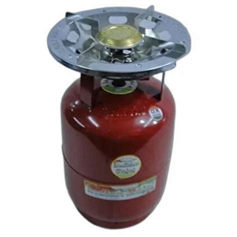 gas stove with cylinder|5 kg cylinder with burner.